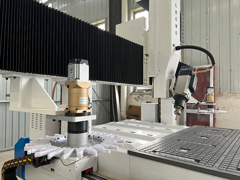 工業型5x10帶雙自動換刀套件的數控木工機