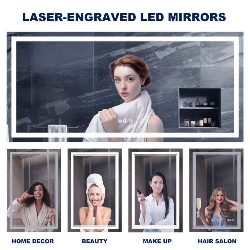 全尺寸 4x8 用于 LED 鏡子制作項目的光纖激光雕刻機 全尺寸 4x8 用于 LED 鏡子制作項目的光纖激光雕刻機