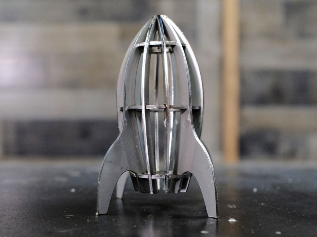 激光切割3D金屬項目