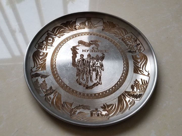 鋼板內(nèi)表面激光圖案打標 鋼板內(nèi)表面激光圖案打標