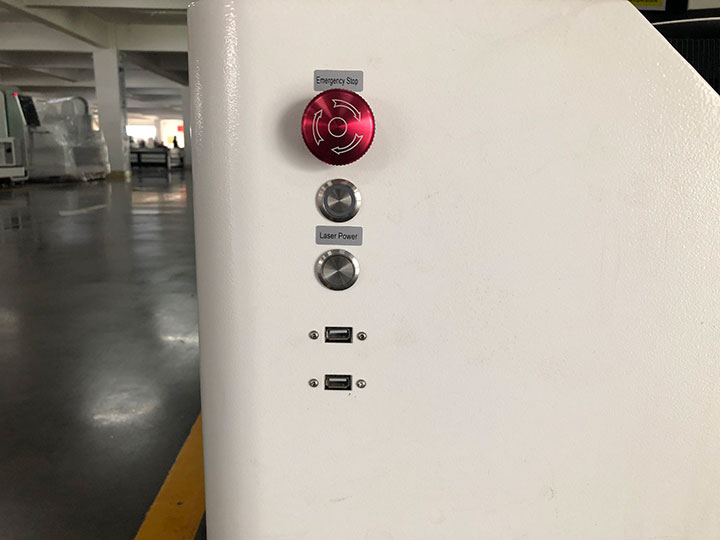 金屬激光切割機按鈕