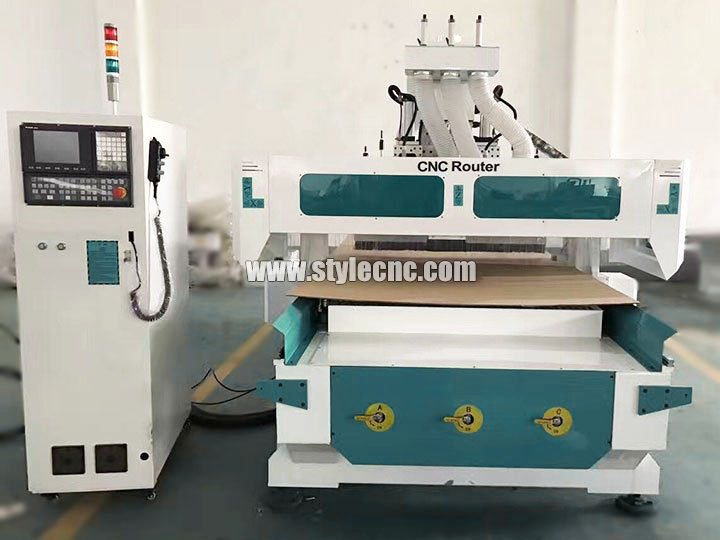 帶鉆座的雙主軸數控櫥柜制造機