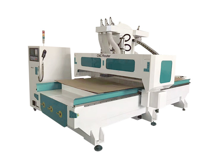 帶鉆座的雙主軸數控櫥柜制造機