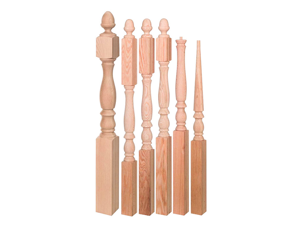 數控木工車床車削木樓梯