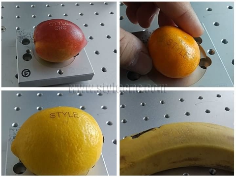 CO2 激光水果打標機 DIY 定制徽標和標志
