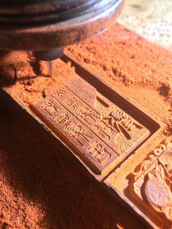 小型數控雕刻機木標牌雕刻項目