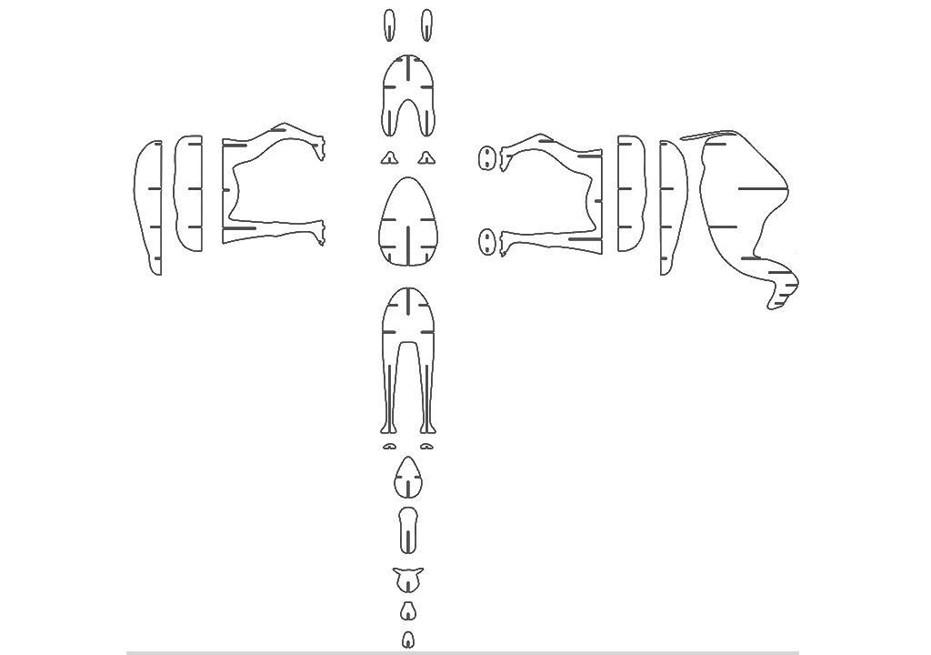 自動(dòng)套料數(shù)控雕刻機(jī)PLT文件用于駱駝顯示存儲(chǔ)
