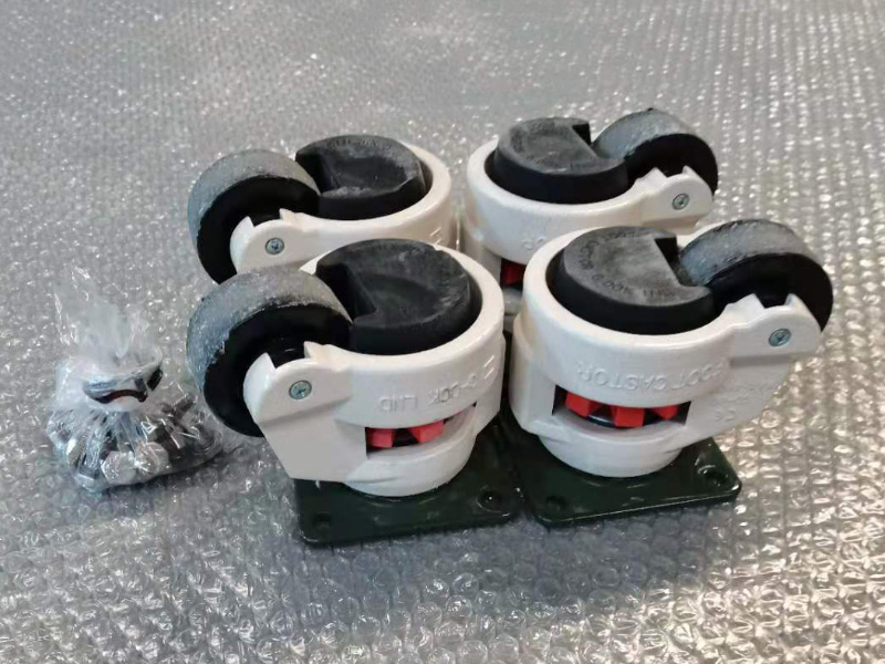 尼龍+鋁合金伸縮腳輪 尼龍+鋁合金伸縮腳輪