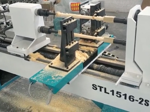 雙軸數控木工車床,配備雙主軸,適用于木工 雙軸數控木工車床,配備雙主軸,適用于木工
