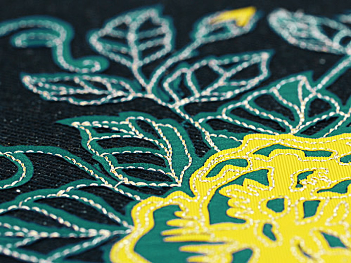 激光切割布料貼花形狀