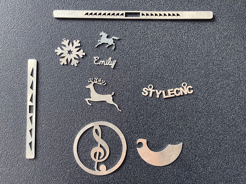 光纖激光切割銀飾項(xiàng)目