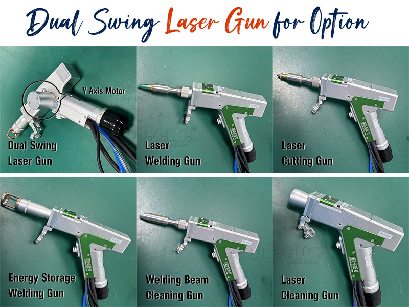 雙擺激光焊接、清洗、切割槍