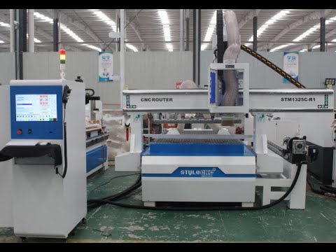 3D數控木工雕刻機帶自動換刀和第四軸旋轉工作臺 3D數控木工雕刻機帶自動換刀和第四軸旋轉工作臺